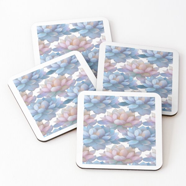 Item preview, Pastel Lotus Pattern designed and sold by Ronne&Babra.