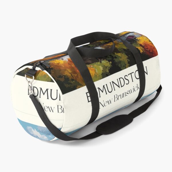 Item preview, Edmundston New Brunswick | Fall Valley & Church Scenery Art designed and sold by TuncGK.