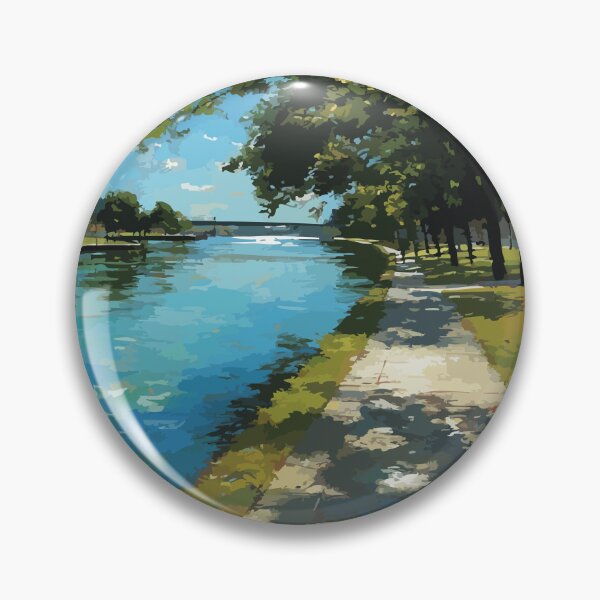 Item preview, Fredericton New Brunswick | Riverfront Trail & Green Scenery designed and sold by TuncGK.