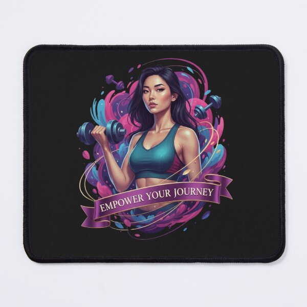 Item preview, EMPOWER YOUR JOURNEY. | Focused Fitness Pop Art Motivation designed and sold by BoldBloomArt.