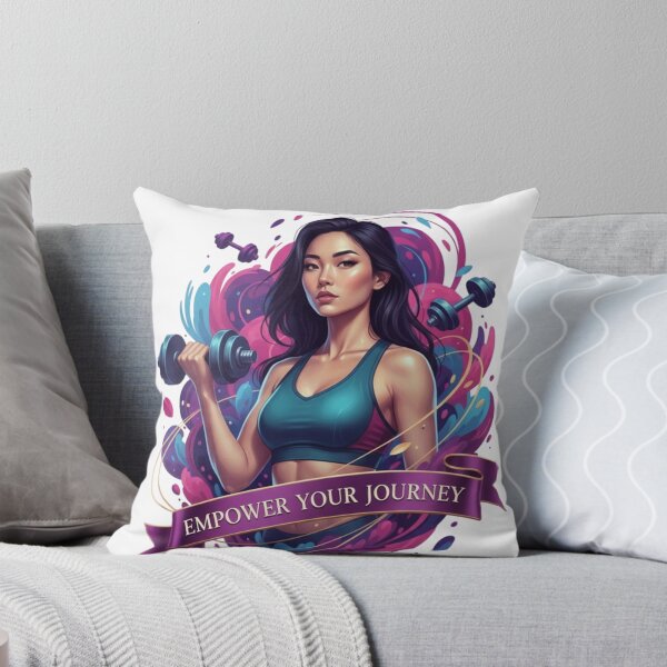 Item preview, EMPOWER YOUR JOURNEY. | Focused Fitness Pop Art Motivation designed and sold by BoldBloomArt.