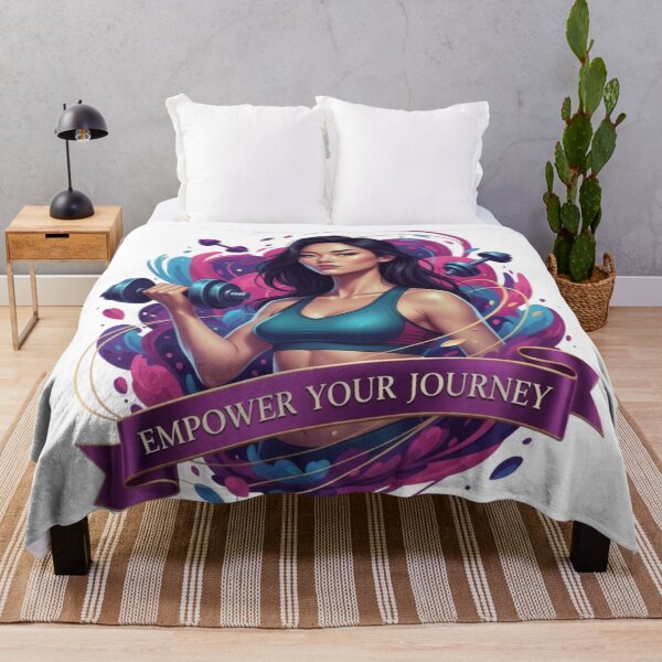 Artikelvorschau, EMPOWER YOUR JOURNEY. | Focused Fitness Pop-Art Motivation entworfen und verkauft von BoldBloomArt.
