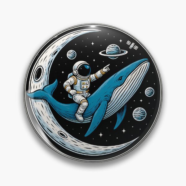 Item preview, Cosmic Ride: Astronaut and the Whale designed and sold by DariusZD.