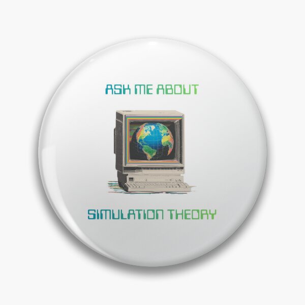 Item preview, Ask Me About Simulation Theory designed and sold by ProperTeeMarket.