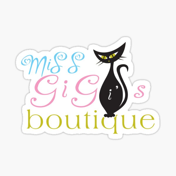 Miss GiGi's #2 Sticker