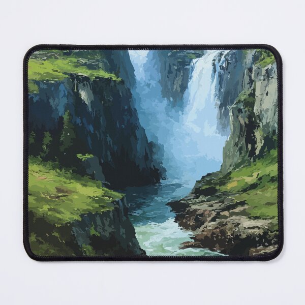 Item preview, Grand Falls New Brunswick | Saint John River Gorge Art designed and sold by TuncGK.