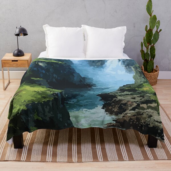 Item preview, Grand Falls New Brunswick | Saint John River Gorge Art designed and sold by TuncGK.