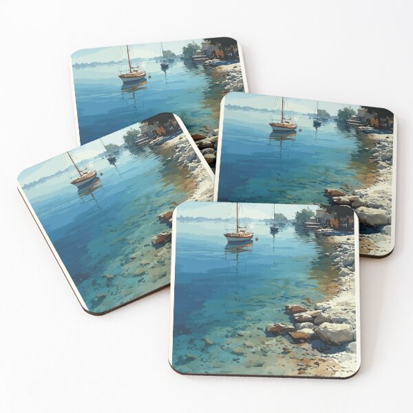 Item preview, Grand Lake New Brunswick | Lakeside Summer Scenery Art designed and sold by TuncGK.