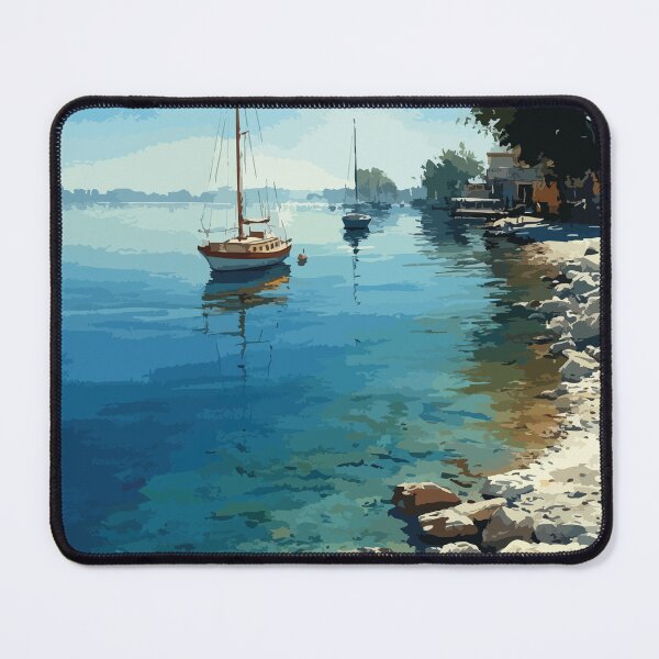 Item preview, Grand Lake New Brunswick | Lakeside Summer Scenery Art designed and sold by TuncGK.