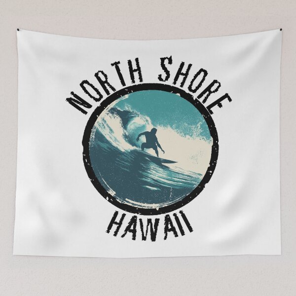Item preview, North Shore - Hawaii (with Black Lettering) designed and sold by VelvetRoom.