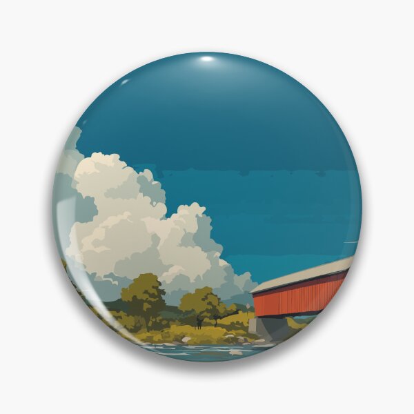 Item preview, Hartland New Brunswick | Longest Covered Bridge Art designed and sold by TuncGK.