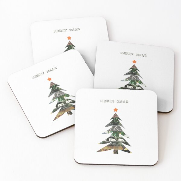 Item preview, Tree Magazine Collage Christmas Card designed and sold by LiorSmithDesign.