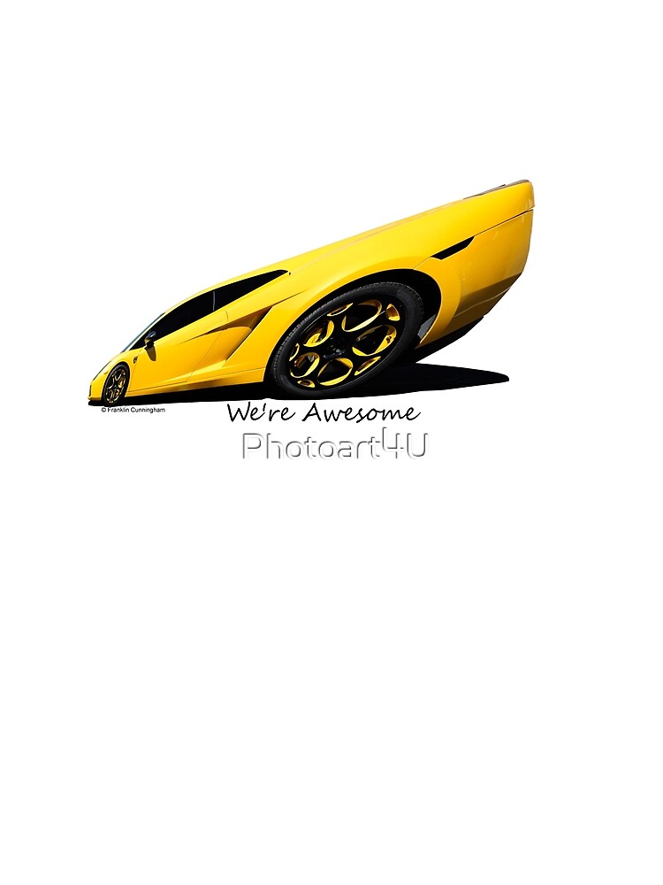 Thumbnail 5 of 5, Graphic T-Shirt, Super Car Art #15 We're Awesome designed and sold by Photoart4U.