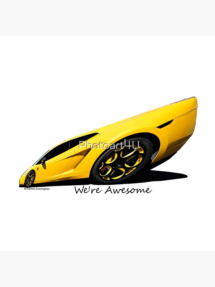 Thumbnail 2 of 2, Tote Bag, Super Car Art #15  We're Awesome  designed and sold by Photoart4U.