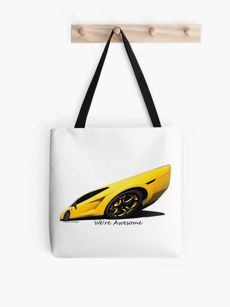 Thumbnail 1 of 2, Tote Bag, Super Car Art #15  We're Awesome  designed and sold by Photoart4U.