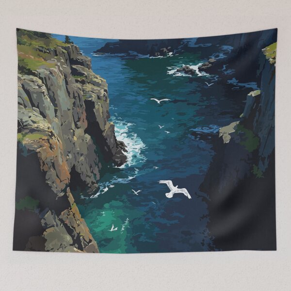 Item preview, Hole in the Wall Grand Manan | Coastal Arch Formation Art designed and sold by TuncGK.