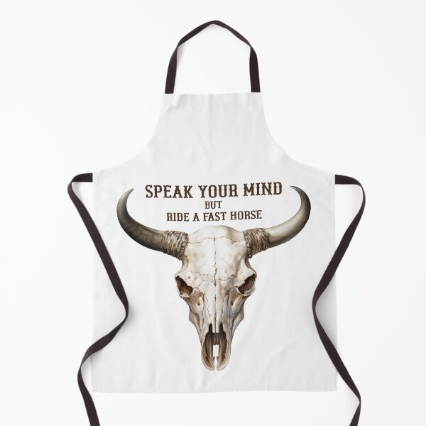 Item preview, Cowboy Quote Longhorn Steer Skull designed and sold by xposedbydesign.