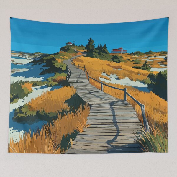 Item preview, Kouchibouguac Park NB | Boardwalk & Sand Dunes Art designed and sold by TuncGK.