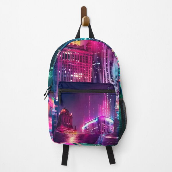 Item preview, Dopamine Burst Skyline – Neon City Explosion designed and sold by MrBunny_ART.