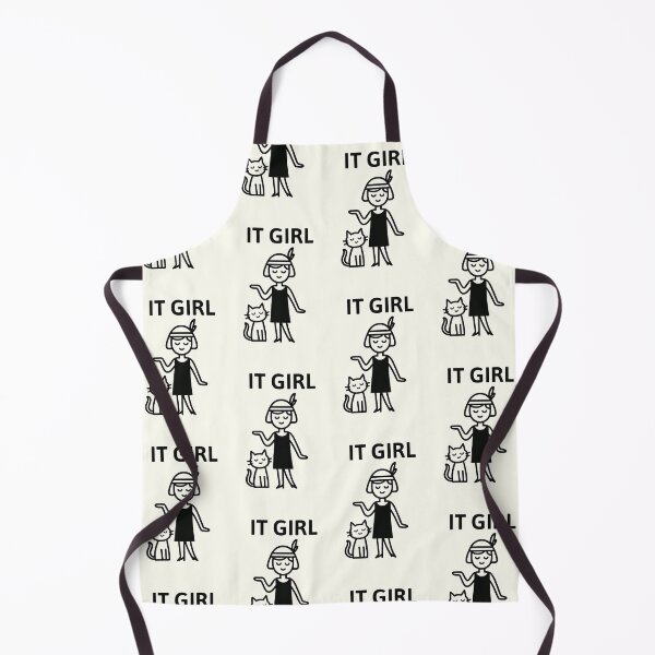 Item preview, It girl, girl, cat, cartoon, flapper designed and sold by Grimtruths.
