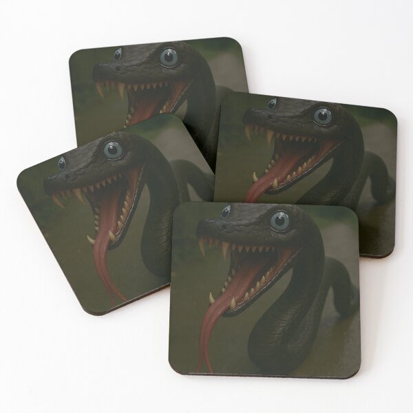 Item preview, Strike with sharp teeth and background designed and sold by MrBooch.