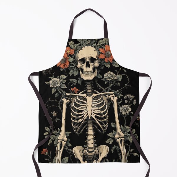 Item preview, Aesthetic botanical skeleton human skeleton intertwined with flowers and vines 3 designed and sold by Neon G.