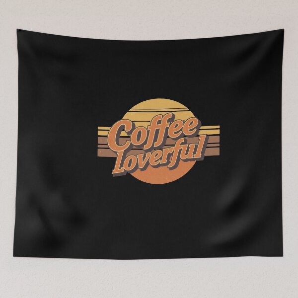 Item preview, Coffee loverful- - retro 70th, 80th design  designed and sold by Happyhoo1.