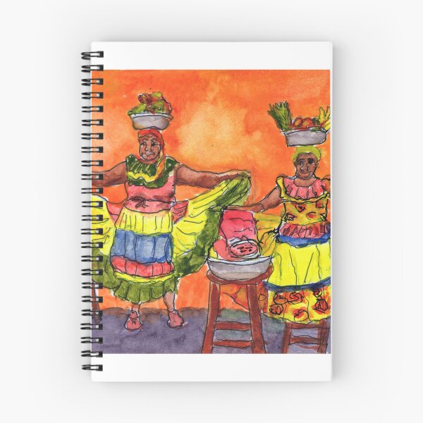Item preview, Cartagena Fruit Vendors  designed and sold by Randy Sprout Fine Art.