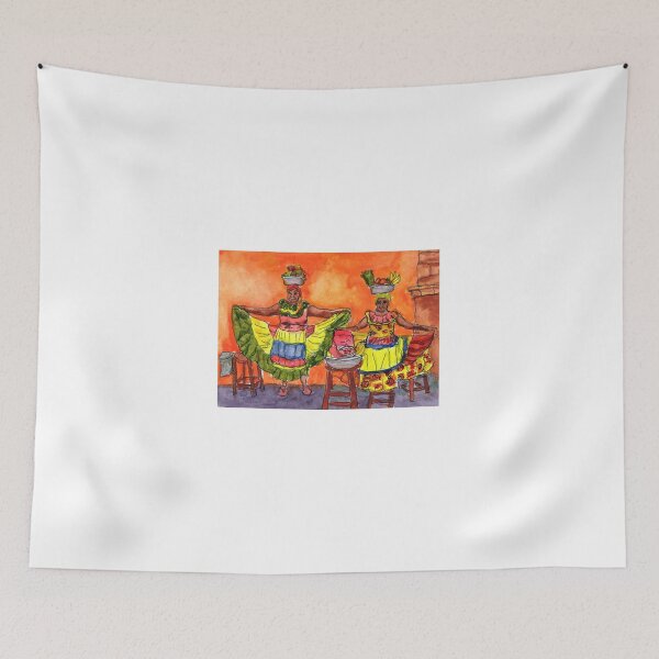 Item preview, Cartagena Fruit Vendors  designed and sold by Randy Sprout Fine Art.