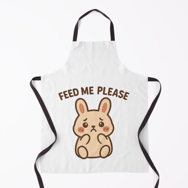 Item preview, Kawaii Hungry Bunny Meme – Feed Me Please Cute Art designed and sold by kimkosovo.