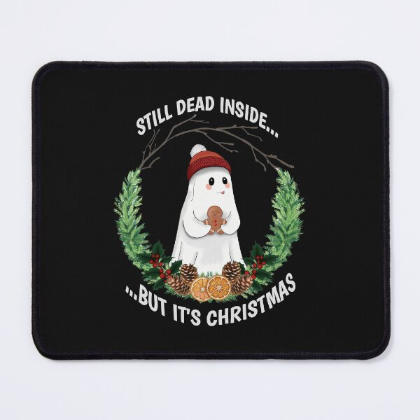 Item preview, "Still dead inside..." Echo the Ghost Christmas wreath designed and sold by kerriwarren.