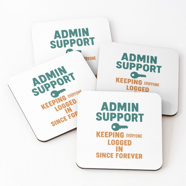 Item preview, Admin Support - Keeping Everyone Logged In Since Forever | Retro Office Design designed and sold by Work Life Tees.