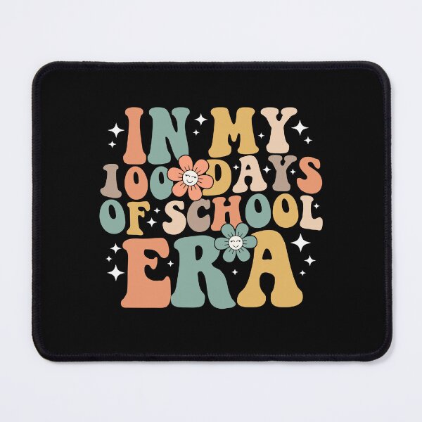 Item preview, In My 100 Days of School Era Shirt – Retro Teacher 100th Day of School Groovy Flower Design designed and sold by Alluka Brand.