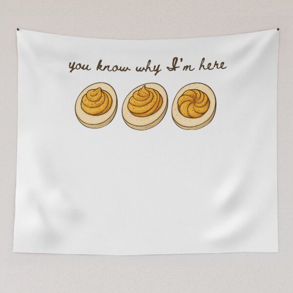 Item preview, For Retro Egg You Dinner Humor Deviled Why Lovers Gift Funny Egg I'm Here Thanksgiving Fans Holiday And Know Deviled designed and sold by PAMELANUNZIO.