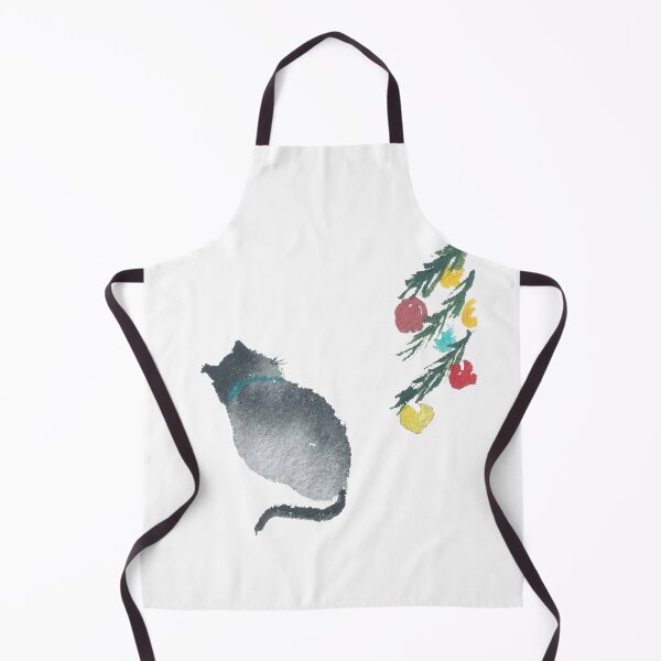 Item preview, Black cat in Christmas morning designed and sold by SharonRoseR.