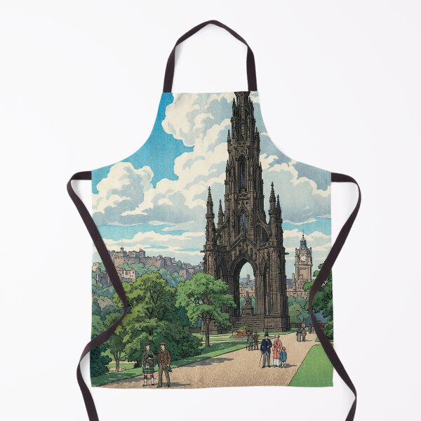 Artikelvorschau, Scott-Denkmal von Edinburgh, japanischer Holzschnitt entworfen und verkauft von Takeda-art.
