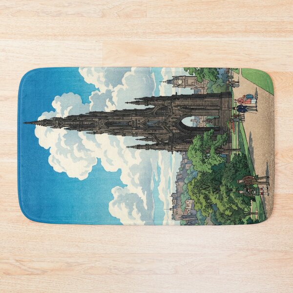 Item preview, Scott Monument of Edinburgh Japanese Woodblock Print designed and sold by Takeda-art.