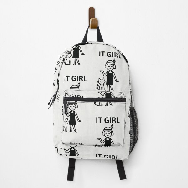 Item preview, It girl, girl, twenties, flapper, cat, cartoon designed and sold by Grimtruths.