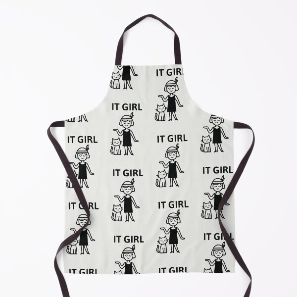 Item preview, It girl, girl, twenties, flapper, cat, cartoon designed and sold by Grimtruths.