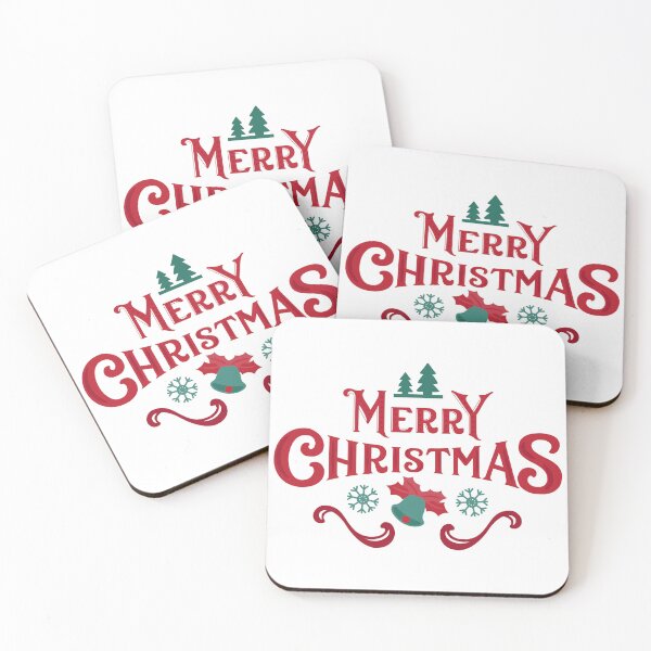Item preview, Merry Christmas Classic Holly and Bell Graphic designed and sold by Lavaana.