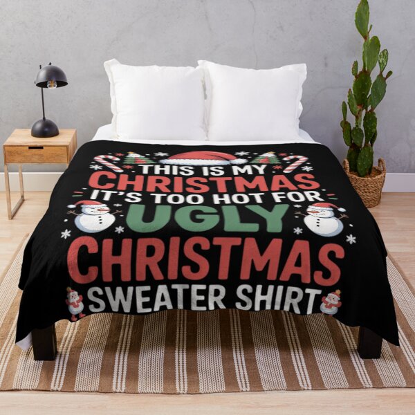 Item preview, For This Ugly Meme Christmas Too Hot Is Sweaters My Shirt It's Funny designed and sold by JasonCorvar.