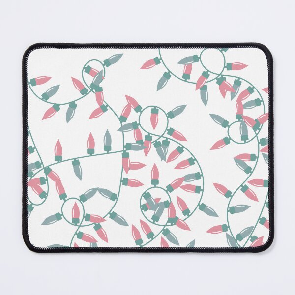 Item preview, Holiday Lights - hollylights - red and green designed and sold by Stephanie Fiona Design.