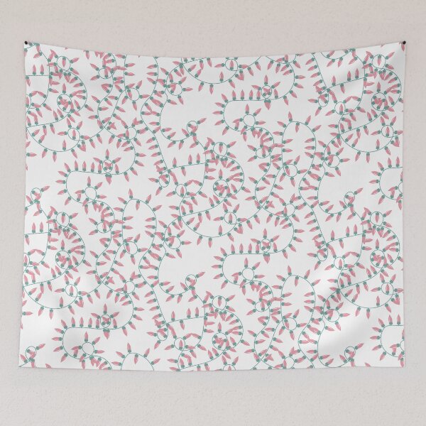Item preview, Holiday Lights - hollylights - red designed and sold by Stephanie Fiona Design.