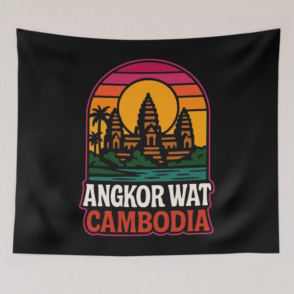 Item preview, Angkor Wat Cambodia Asia Travel designed and sold by TomFrontierArt.