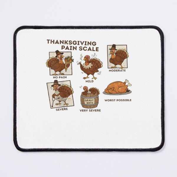 Item preview, Pain Pain Turkey Trauma Assessment Nurse Scale Thanksgiving Vintage Funny designed and sold by PAMELANUNZIO.