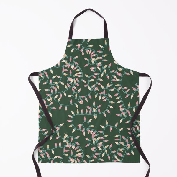 Item preview, Holiday Lights - hollylights - dark green multi designed and sold by Stephanie Fiona Design.