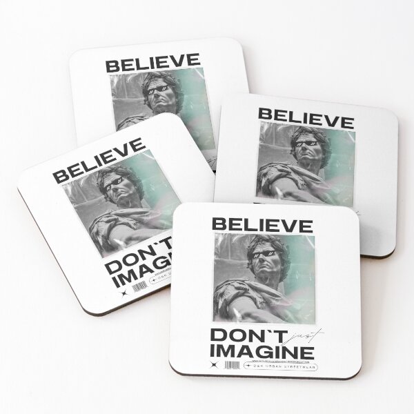 Item preview, Believe Don't Just Imagine Roman Statue Thug Life Meme designed and sold by HUMORONCOTTON.