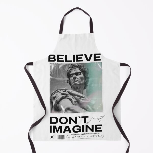 Item preview, Believe Don't Just Imagine Roman Statue Thug Life Meme designed and sold by HUMORONCOTTON.