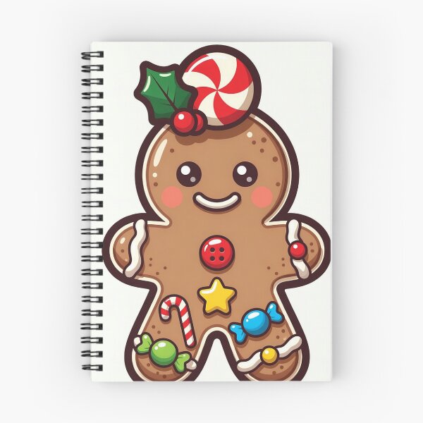 Item preview, Peppermint Poppin’ – Cute Christmas Gingerbread Character designed and sold by Vertura Group.