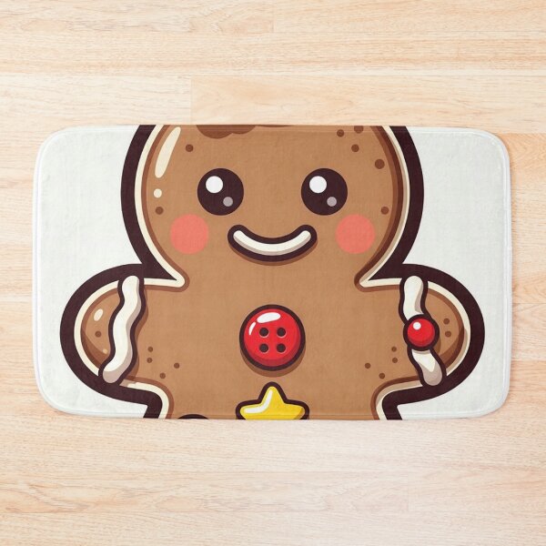 Item preview, Peppermint Poppin’ – Cute Christmas Gingerbread Character designed and sold by Vertura Group.